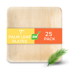 Indo Square Natural Palm Leaf Plate - 7