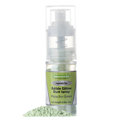 Pastry Tek 5g Pistachio Green Edible Glitter Dust Spray - 1 count box