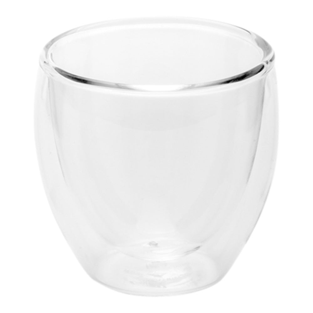 Forma 3 oz Round Glass Espresso Dessert Cup - Double Wall - 2 1/2" x 2 1/2" x 2 1/2" - 10 count box