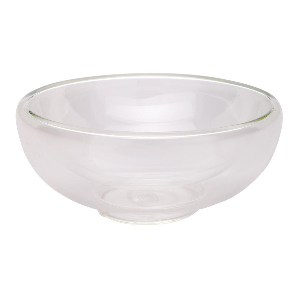 Forma 1 oz Round Glass Amuse Bouche Tasting Cup - Double Wall - 2 3/4" x 2 3/4" x 1 1/4" - 10 count box