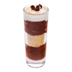 3 oz Round Glass Mini Cannello Dessert Shooter - 1 1/2