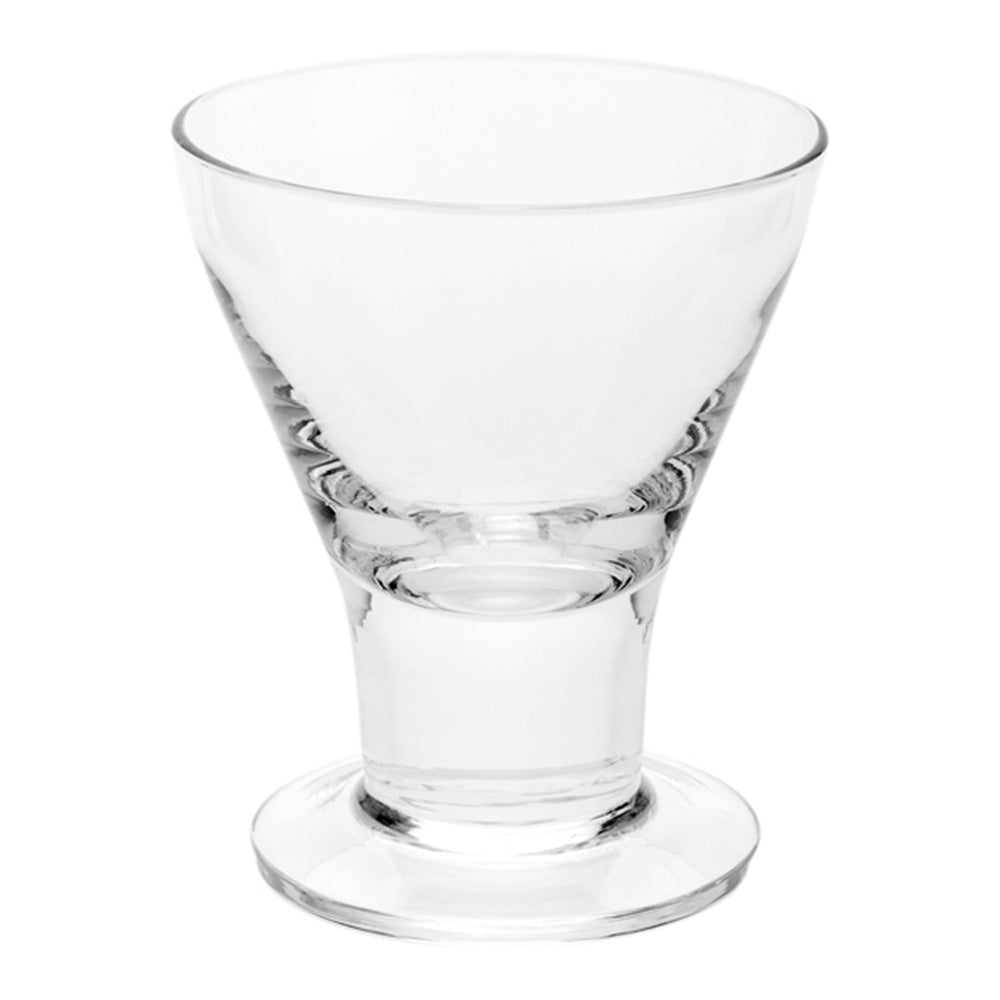 7 oz Round Medium Martini Appetizer Glass - 3 1/2" x 3 1/2" x 4 1/4" - 10 count box