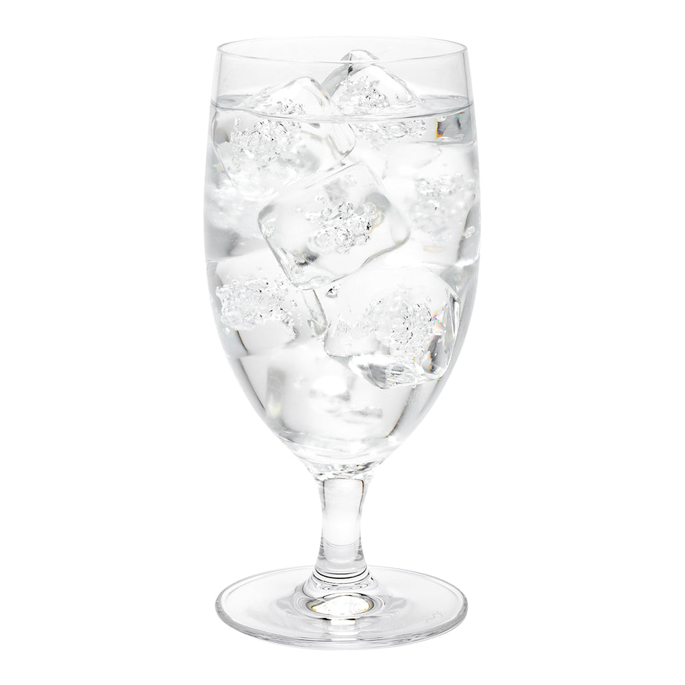 Voglia Nude 14 oz Water Goblet Glass - Crystal - 3" x 3" x 6 1/2" - 12 count box