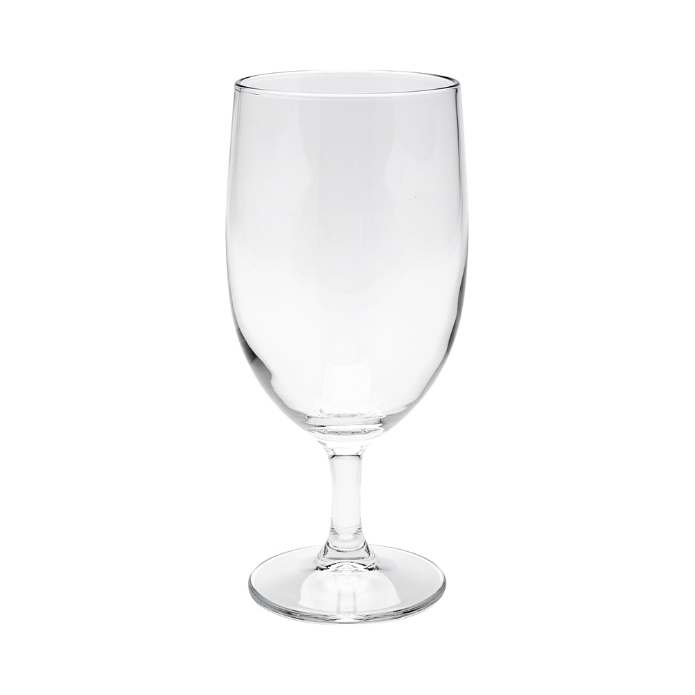 Cascata 14 oz Water Goblet Glass - 3" x 3" x 7" - 12 count box