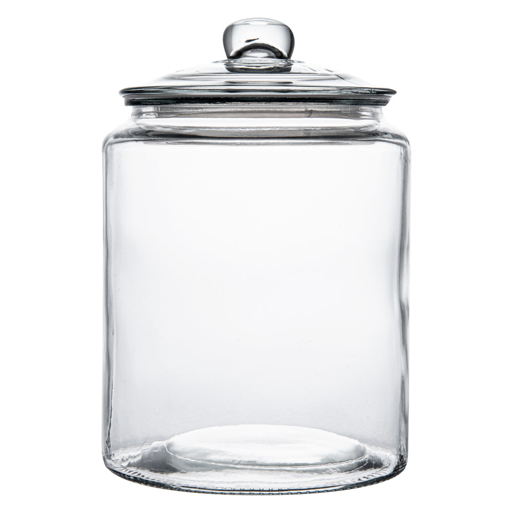 Vetri 1.5 gal Glass Storage Jar - with Glass Lid - 7 3/4" x 7 3/4" x 10 3/4" - 1 count box