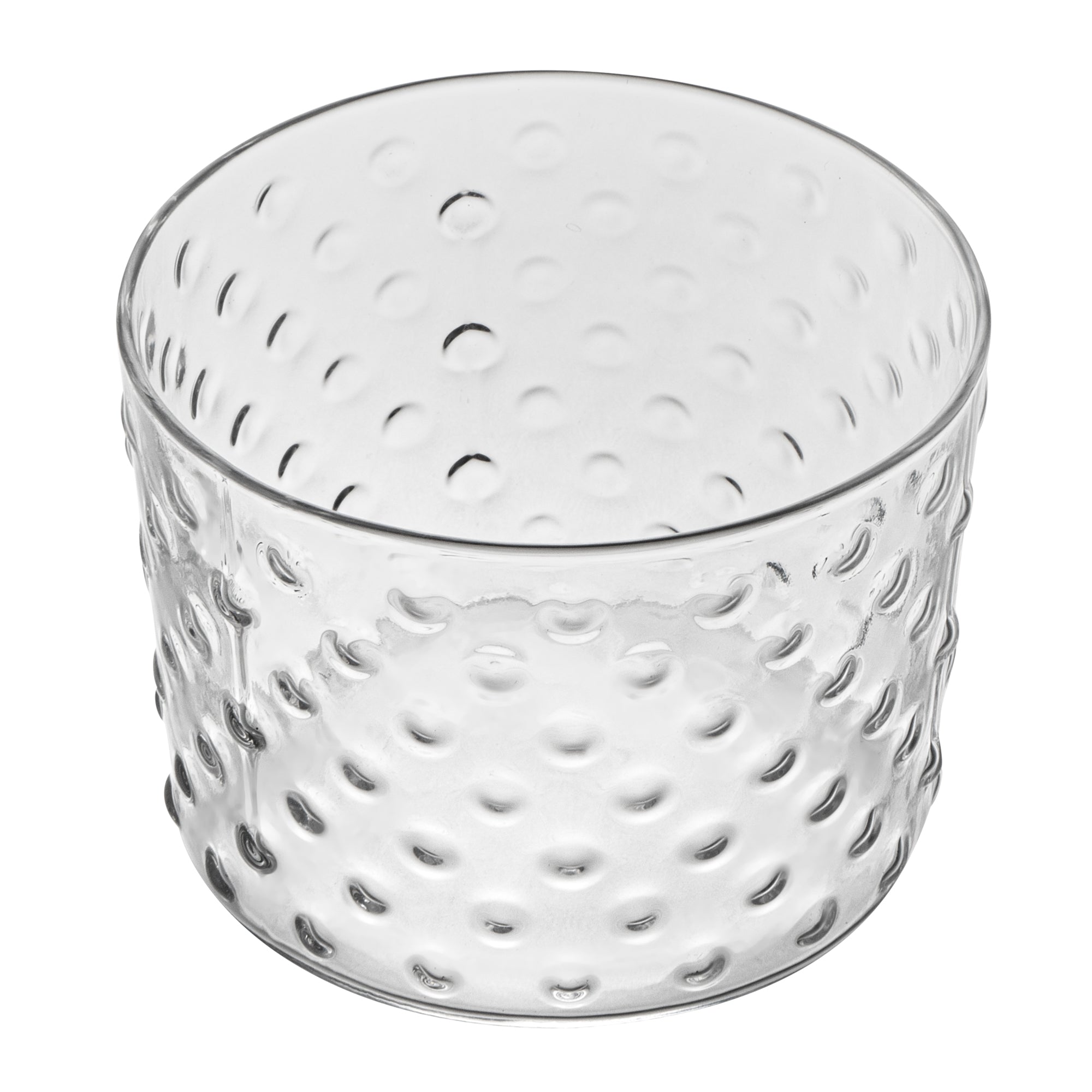 Vetri 8 oz Hobnail Rocks Glass / Tumbler - 3 1/4" x 3 1/4" x 2 1/2" - 24 count box