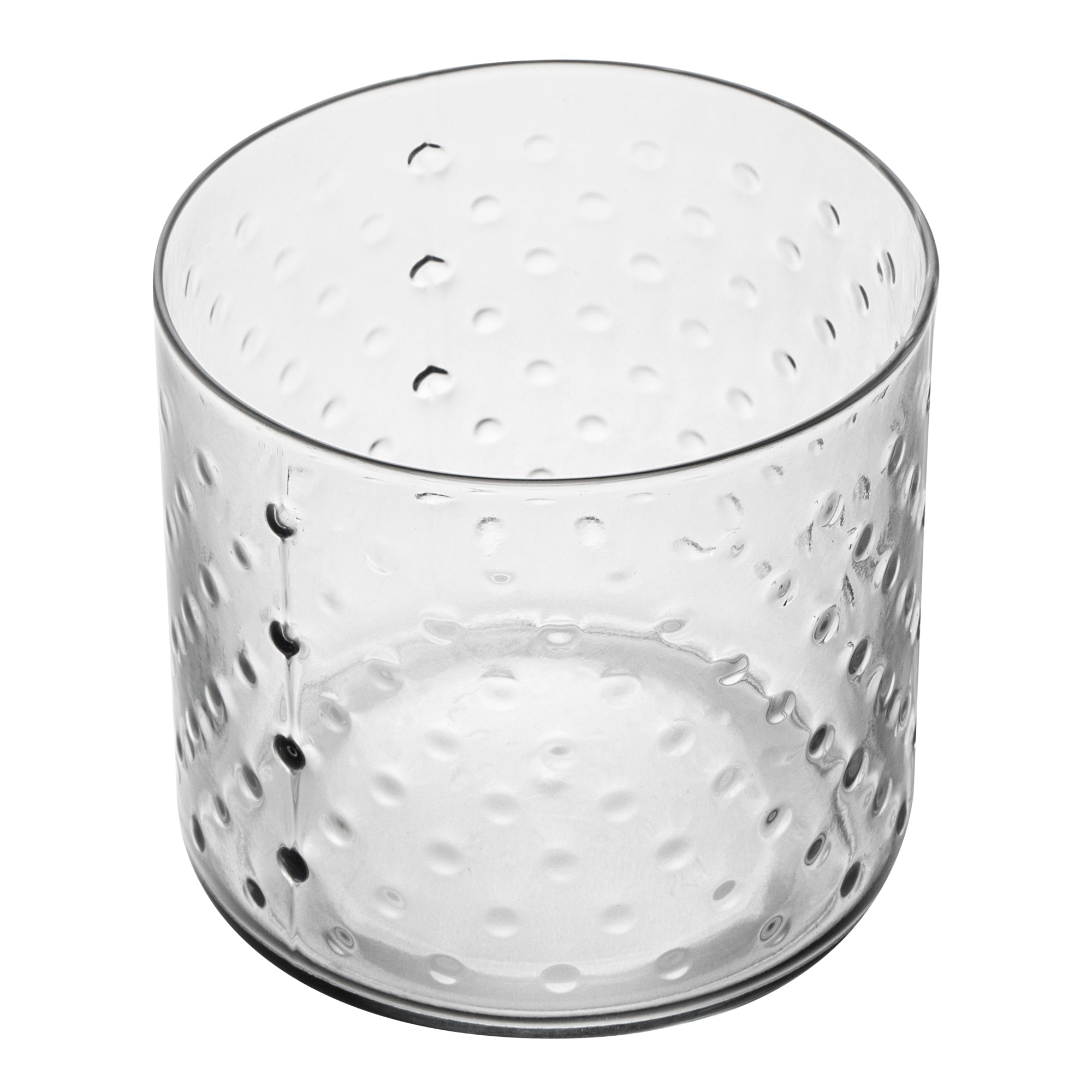 Vetri 13 oz Hobnail Double Rocks Glass / Tumbler - 3 1/2" x 3 1/2" x 3 1/4" - 24 count box