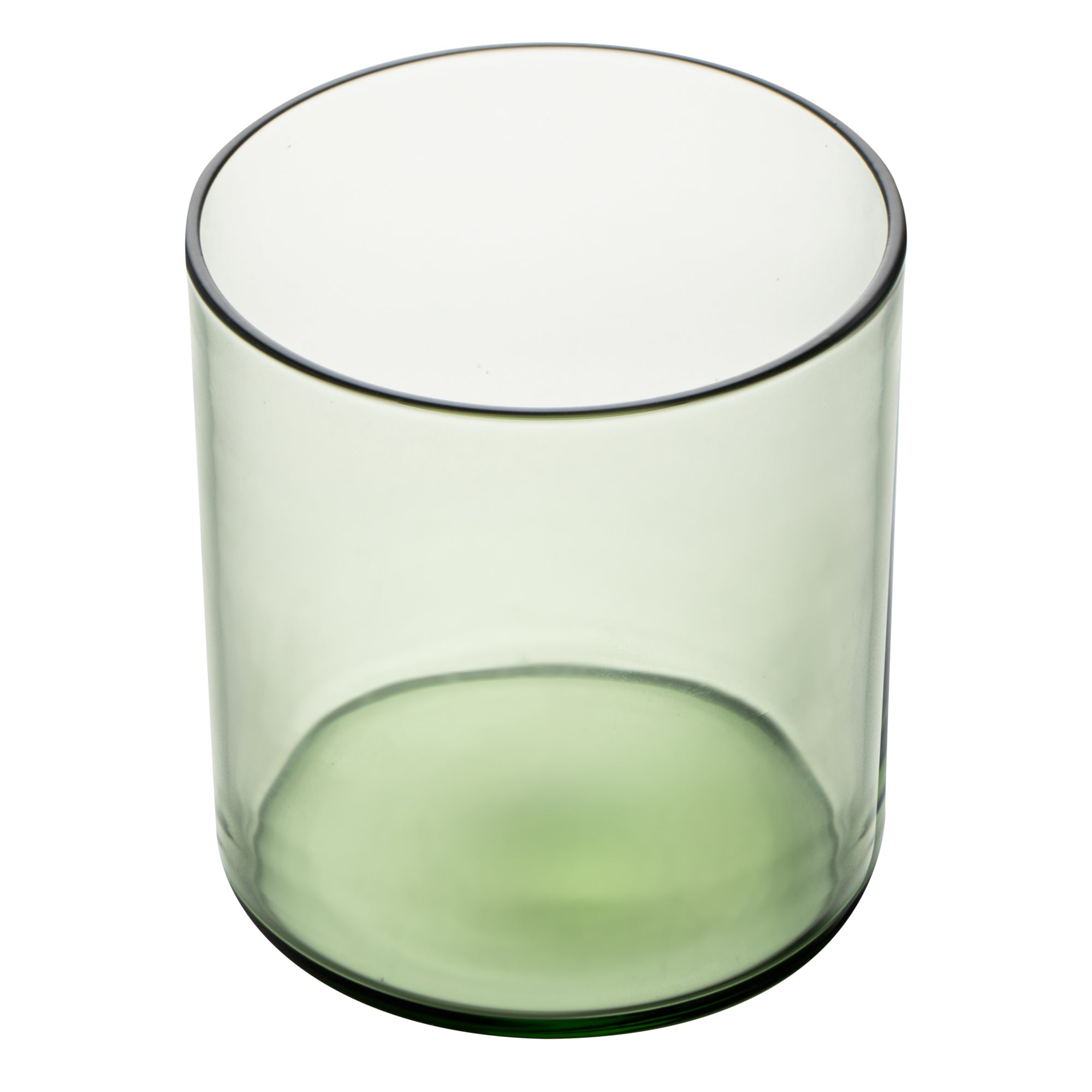 Vetri 10 oz Green Rocks / Old Fashioned Glass - 3 1/4" x 3 1/4" x 3 1/2" - 24 count box