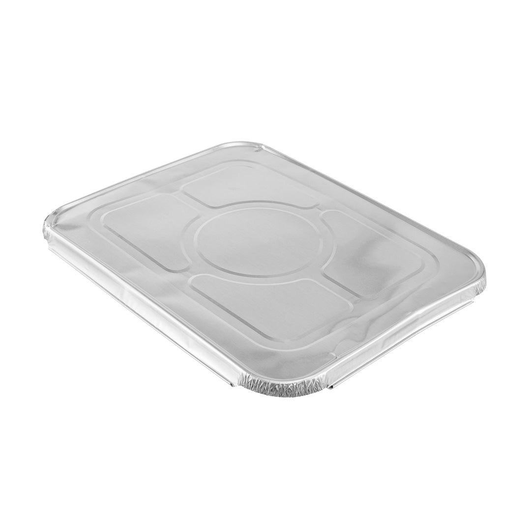 Foil Lux Aluminum Steam Table Pan Lid - Fits 1/2 Size - 25 count box