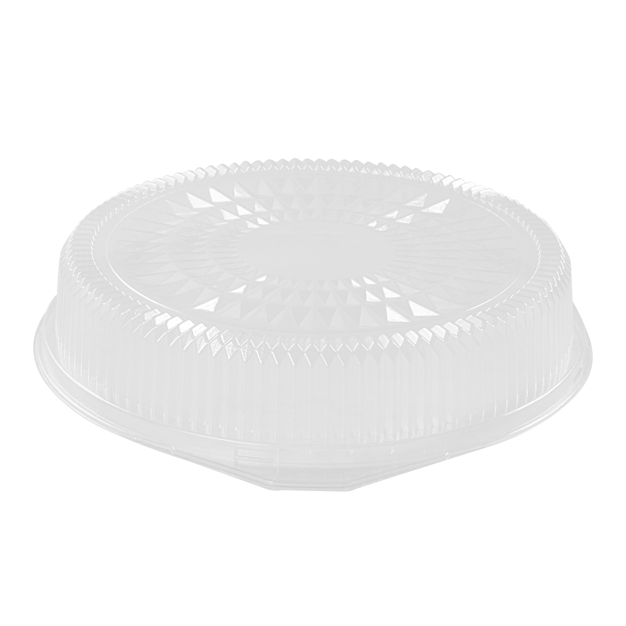 Foil Lux Round Clear Plastic Dome Lid - Fits 16" Catering Tray - 20 count box