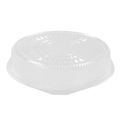 Foil Lux Round Clear Plastic Dome Lid - Fits 16