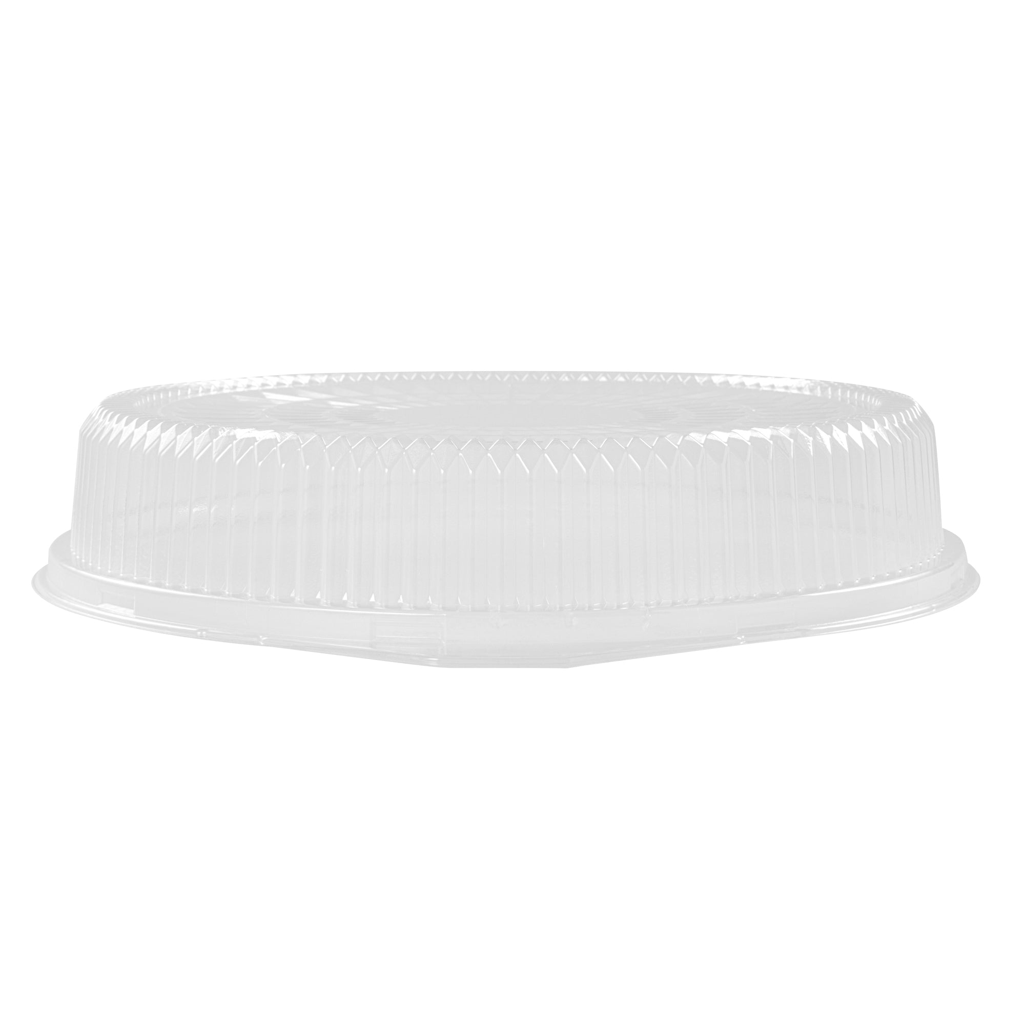 Foil Lux Round Clear Plastic Dome Lid - Fits 18" Catering Tray - 20 count box