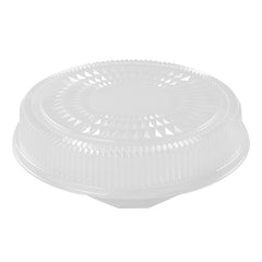 Foil Lux Round Clear Plastic Dome Lid - Fits 18