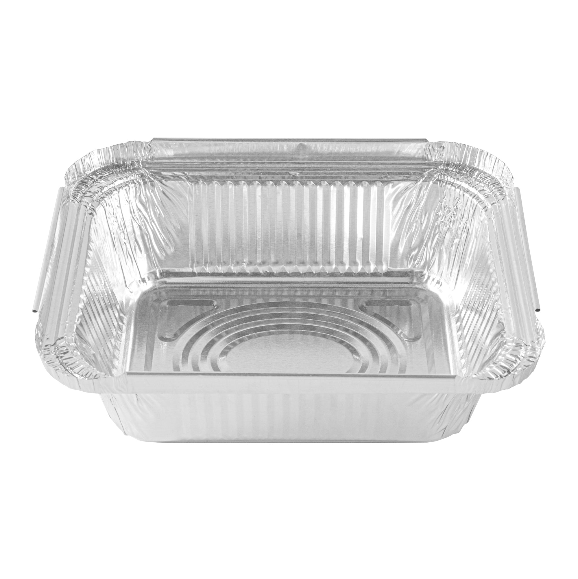 Foil Lux 1 lb Oblong Aluminum Container - 5 3/4" x 4 3/4" x 1 1/2" - 100 count box