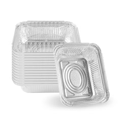 Foil Lux 1 lb Oblong Aluminum Container - 5 3/4