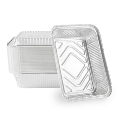 Foil Lux 2 1/4 lb Oblong Aluminum Container - 8 1/2