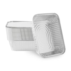 Foil Lux 5 lb Oblong Aluminum Container - 10