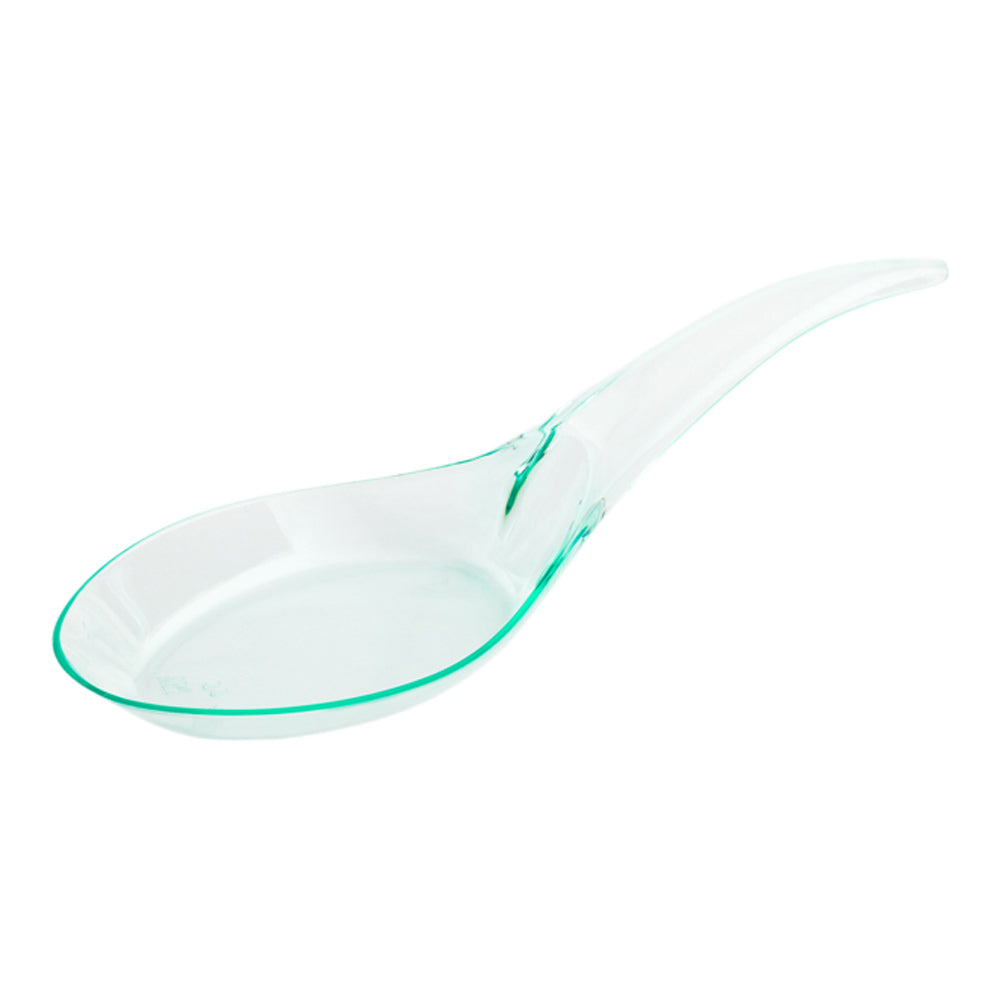 Seagreen Plastic Wave Spoon - 5" x 1 1/2" - 100 count box