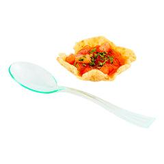 Seagreen Plastic Mini Spoon - 4