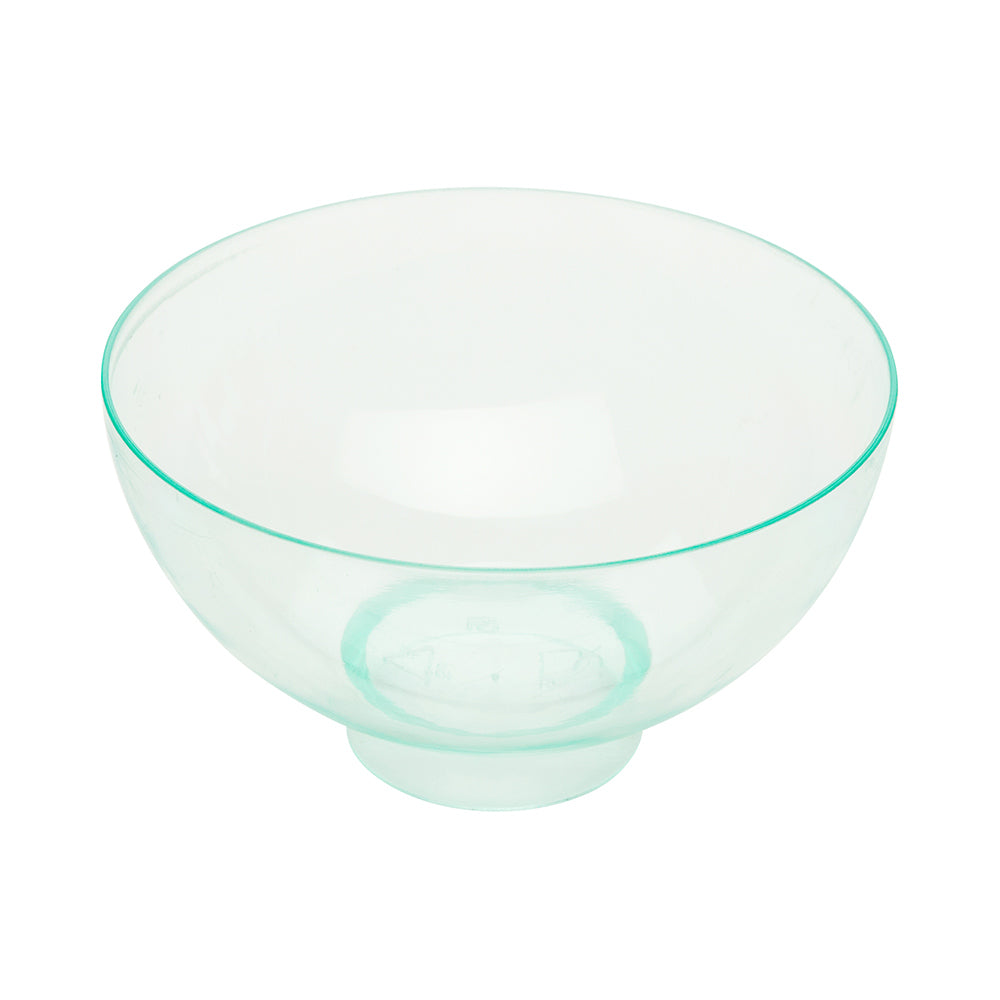 2 oz Round Seagreen Plastic Coppa Bowl - 2 1/2" x 2 1/2" x 1" - 100 count box