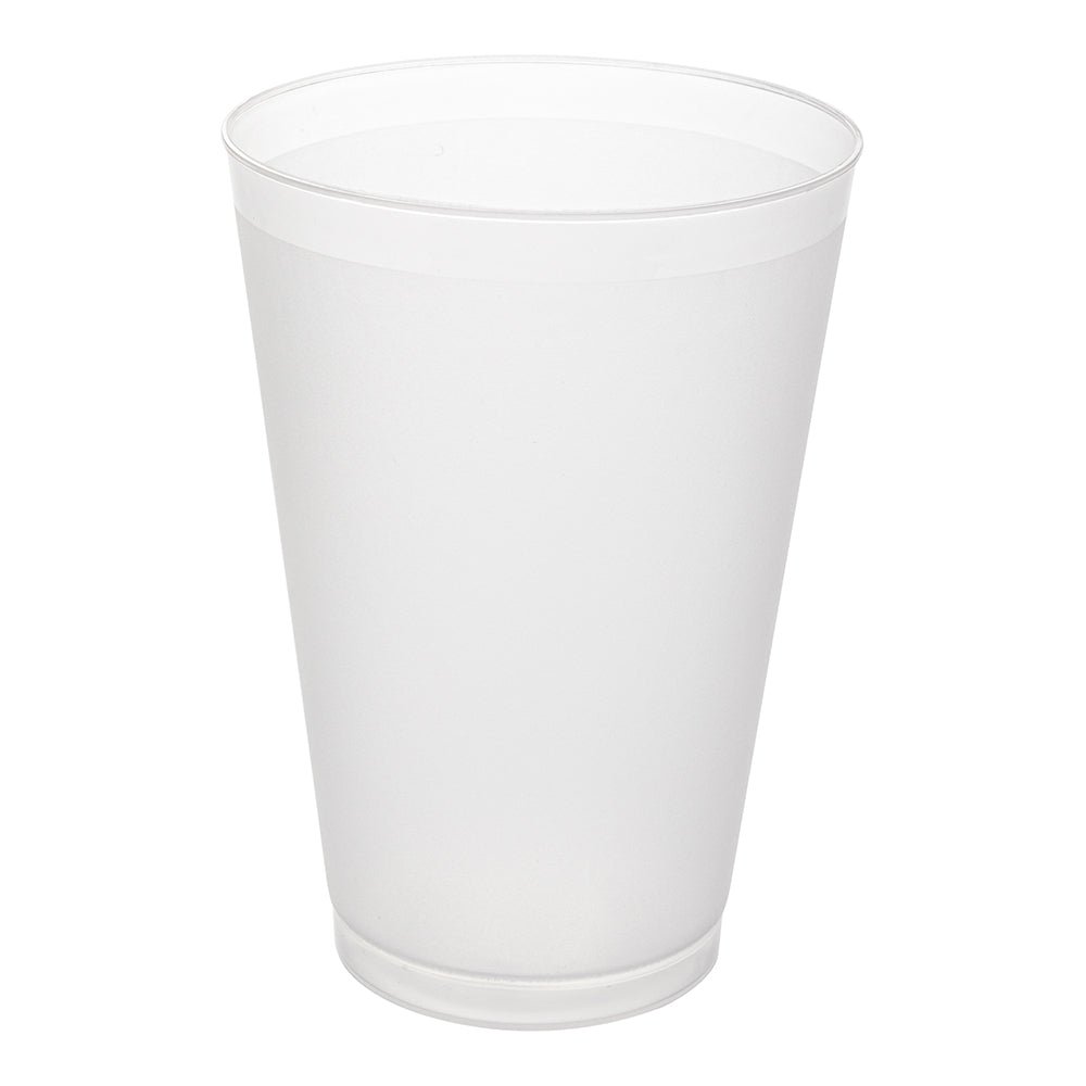 Flexi Grip 20 oz Round Frosted Plastic Cup - 3 3/4" x 3 3/4" x 5 1/4" - 500 count box