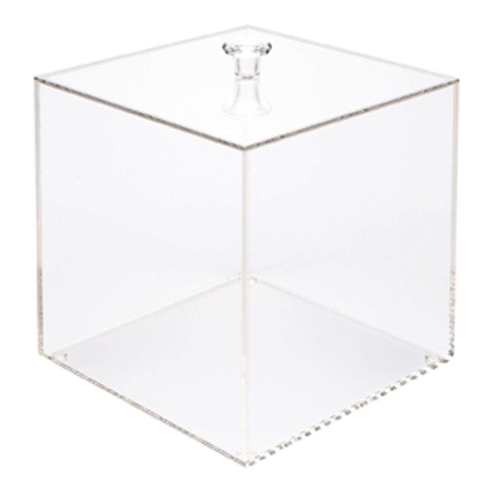 Clear Tek Clear Acrylic Medium Candy Container - Display Box - 6" x 6" x 6" - 1 count box