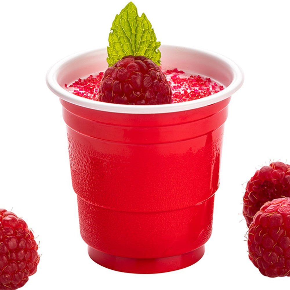 RW Base 2 oz Red Plastic Party Cup - 2" x 2" x 2" - 500 count box