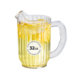 RW Base 32 oz Clear Plastic Water Pitcher - 4 1/4