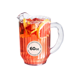 RW Base 60 oz Clear Plastic Water Pitcher - 5