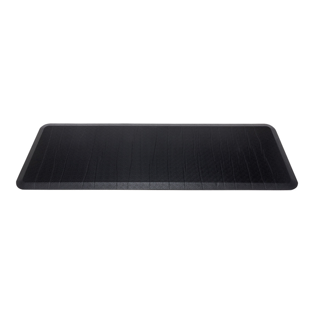 Comfy Feet Black Floor Mat - Extra-Padded, Non-Slip, Anti-Fatigue - 70" x 24" x 3/4" - 1 count box