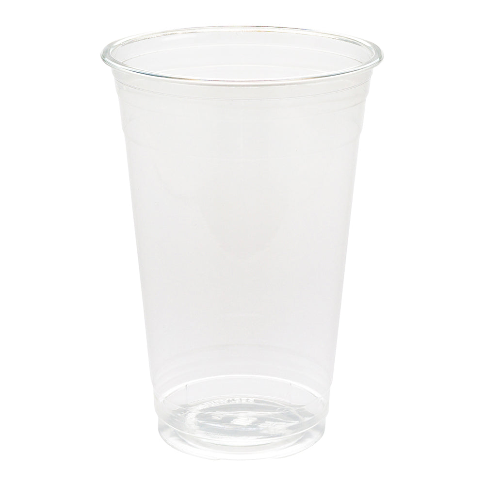 Visage 20 oz Clear Plastic Cup - 3 3/4" x 3 3/4" x 5 1/2" - 1000 count box