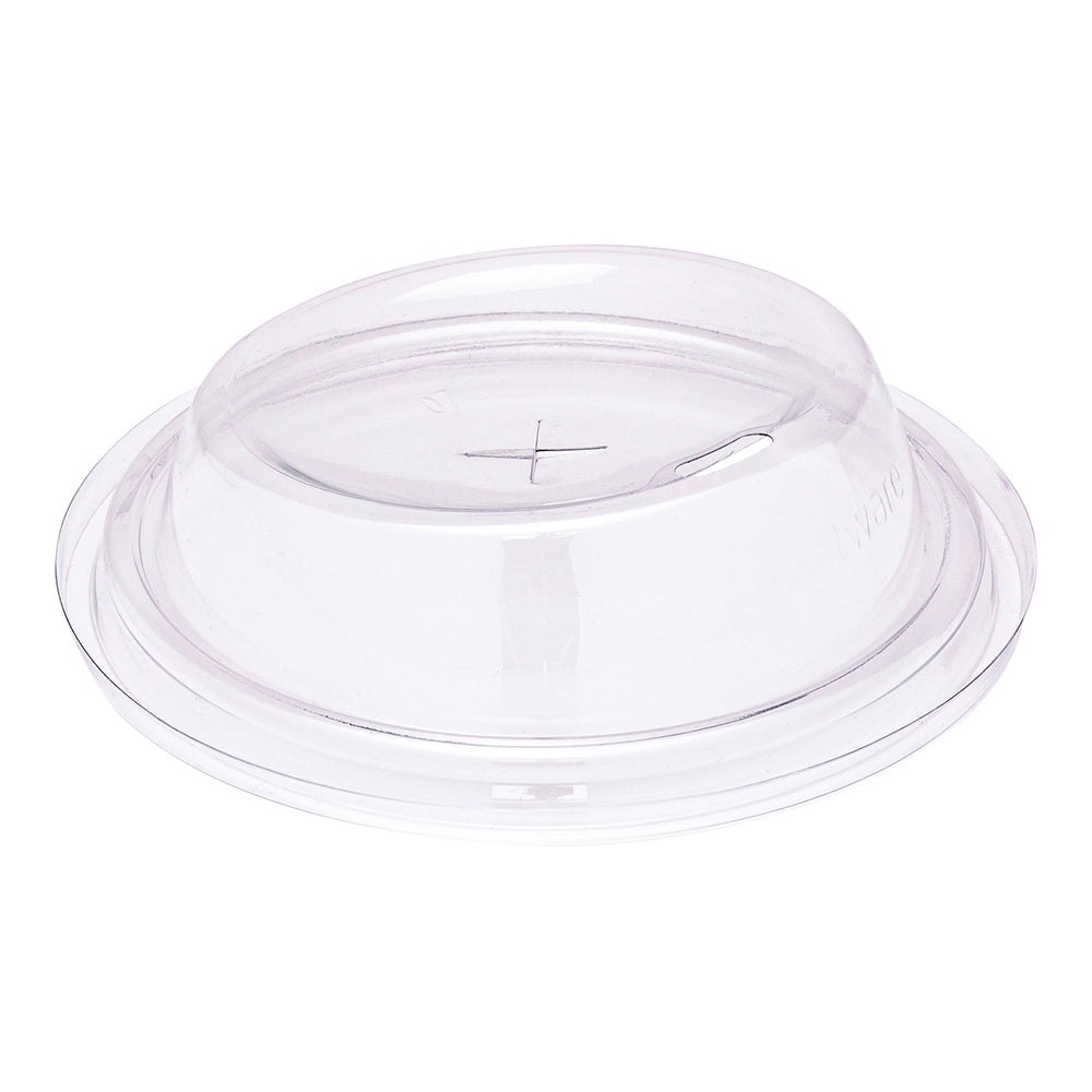 Visage Clear Plastic Top Hat 2-in-1 Straw or Sippy Cup Lid - Fits 9, 12 and 16 oz - 1000 count box