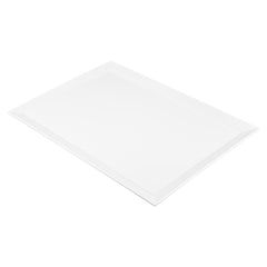 Voga Rectangle White Melamine Extra Large Serving Tray - Classic - 25 1/2