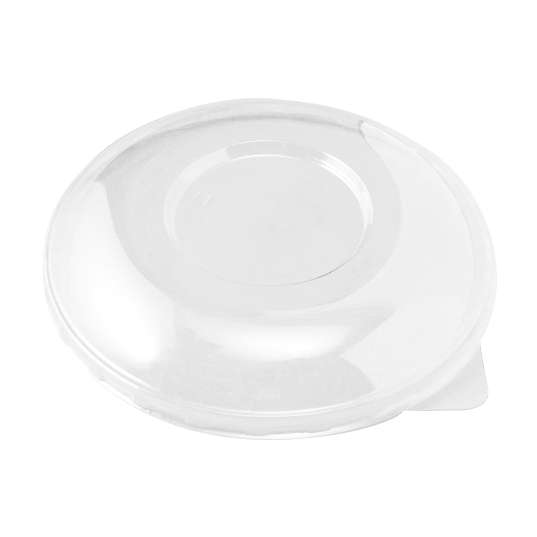 Thermo Tek Clear Plastic Ergo-Grip Bowl Lid - Fits 8 / 12 / 16 oz - 500 count box