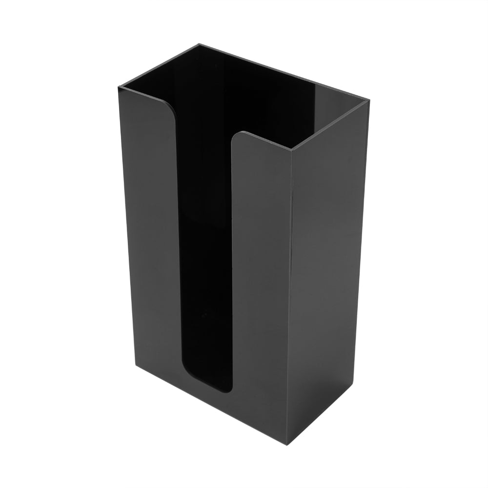 Restpresso Black Acrylic Vertical Coffee Cup Sleeve Dispenser - 6" x 3 1/2" x 10" - 1 count box