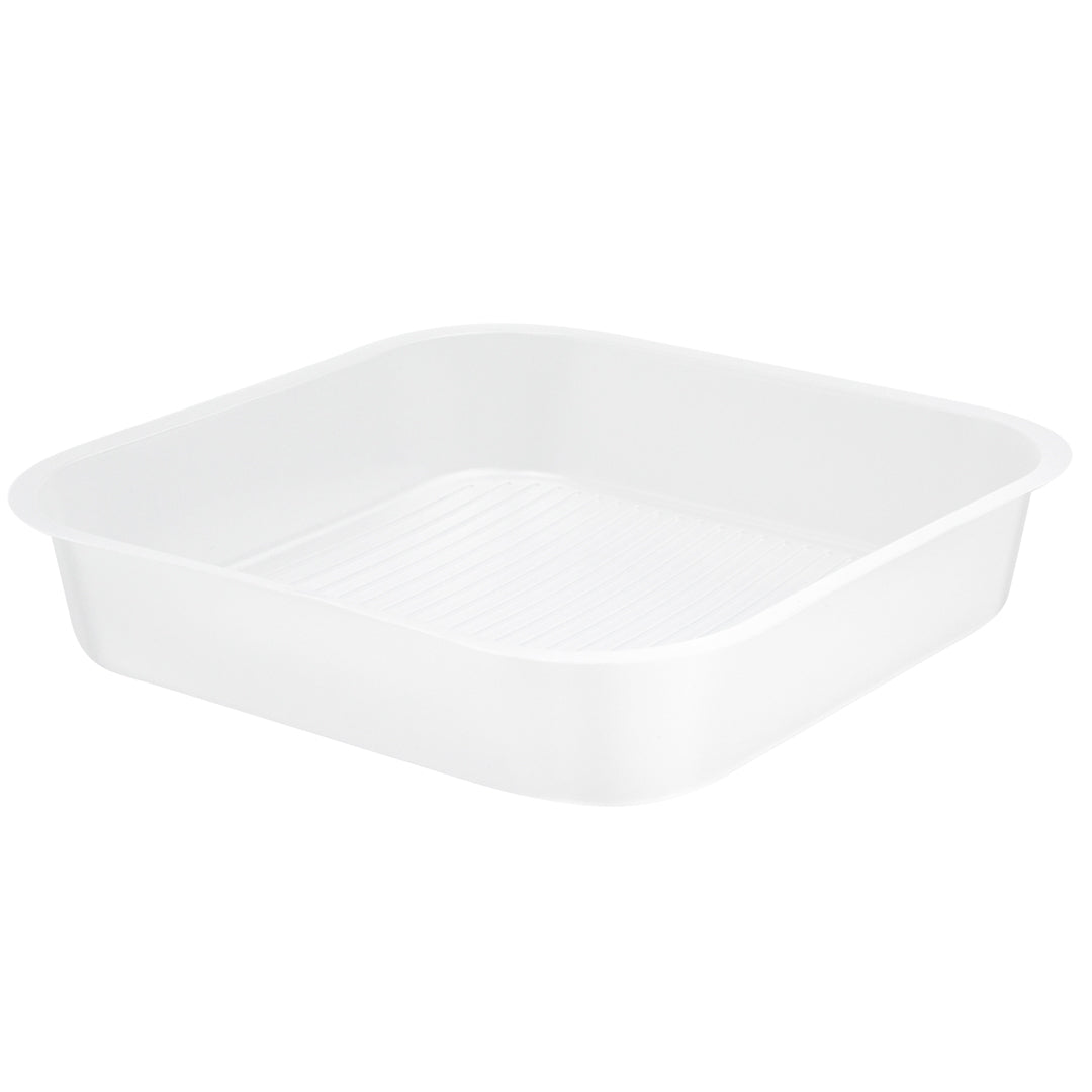 Futura 14 oz Clear Plastic Insert Tray - Fits 34 oz Bowl, Microwavable - 100 count box