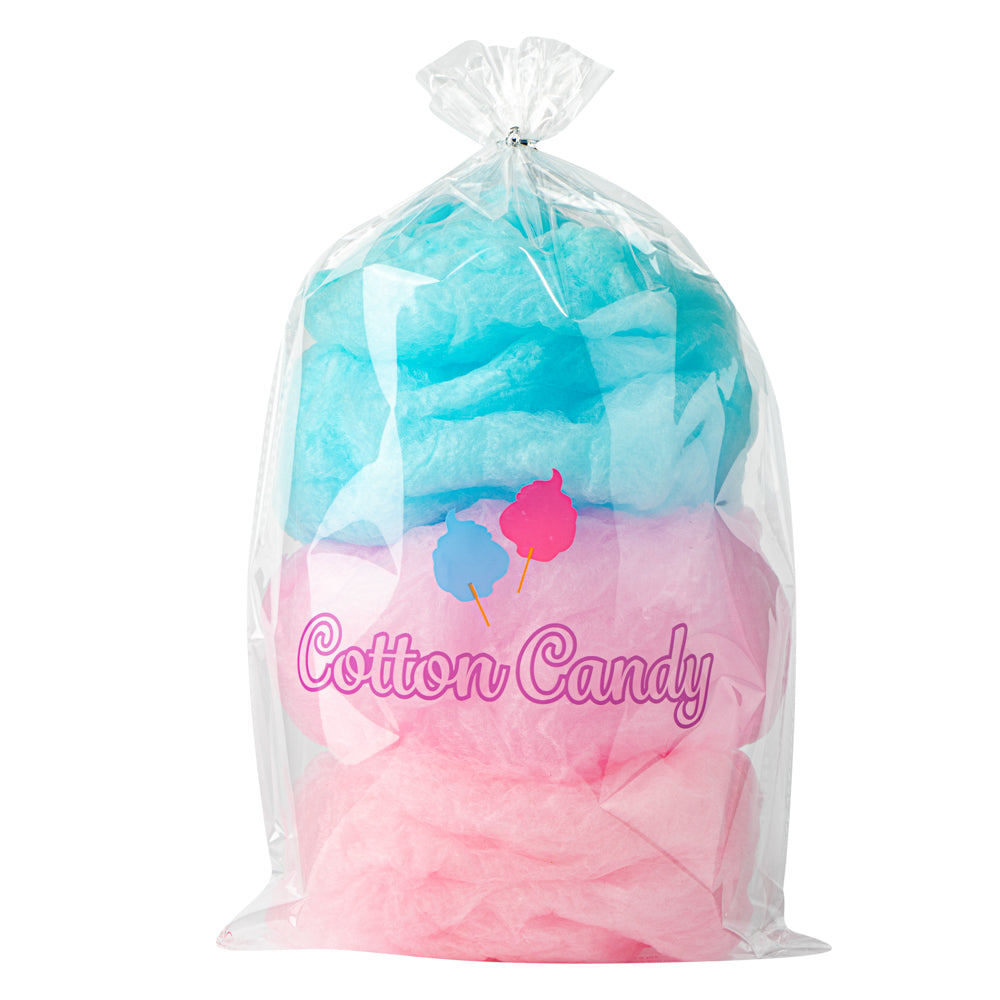 Bag Tek Clear Plastic Cotton Candy Bag - 12" x 18" - 100 count box