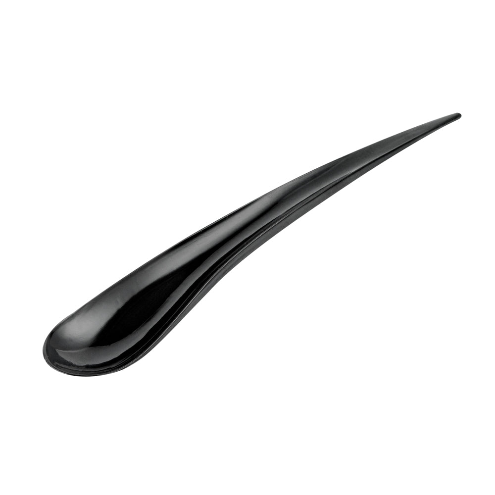 Black Plastic Deco Party Spoon - 8" - 500 count box