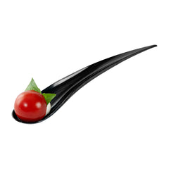 Black Plastic Deco Party Spoon - 8