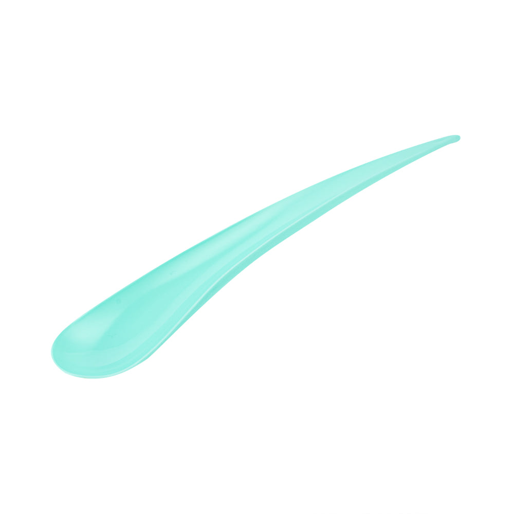 Teal Plastic Deco Party Spoon - 8" - 500 count box