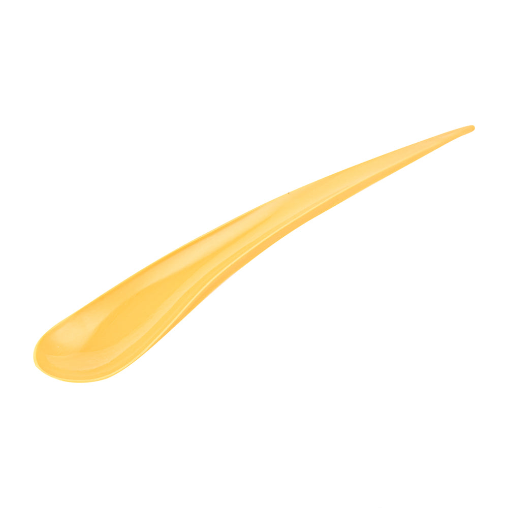 Yellow Plastic Deco Party Spoon - 8" - 500 count box