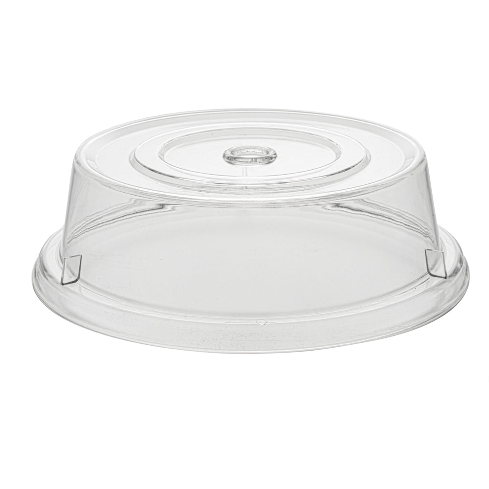 Cater Tek Clear Polycarbonate Plate Cover - 9 1/2" - 10 count box