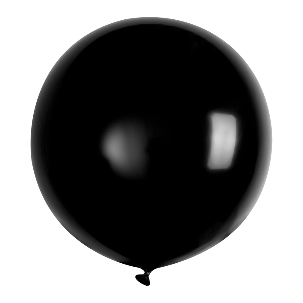 Balloonify Black Latex Balloon - 36" - 10 count box