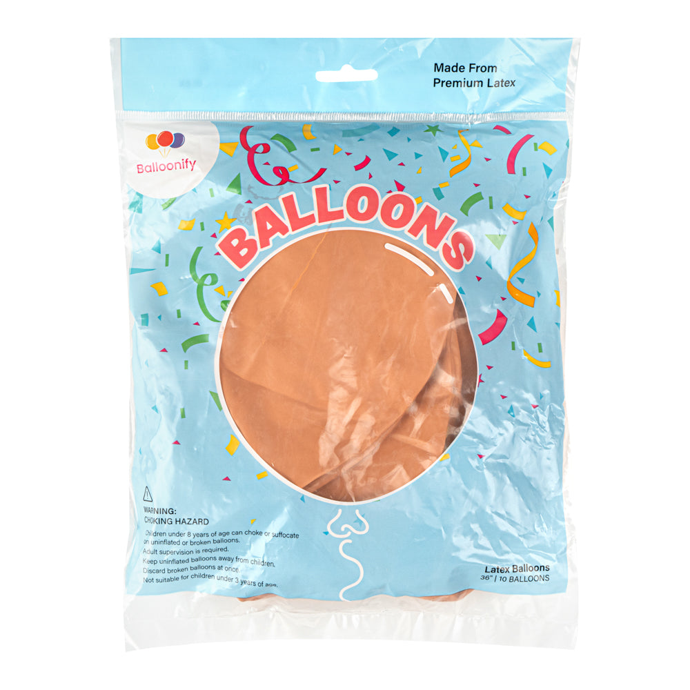 Balloonify Nude Latex Balloon - 36" - 10 count box