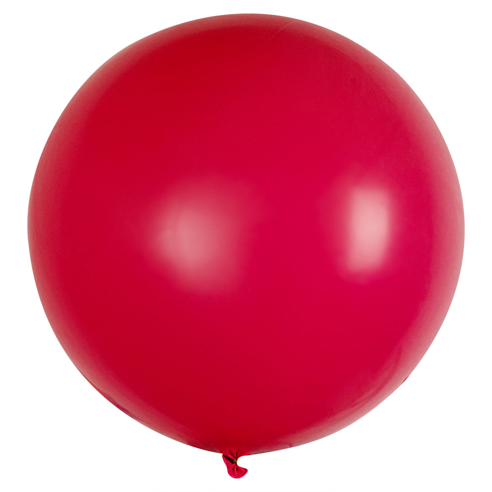 Balloonify Rose Red Latex Balloon - 36" - 10 count box