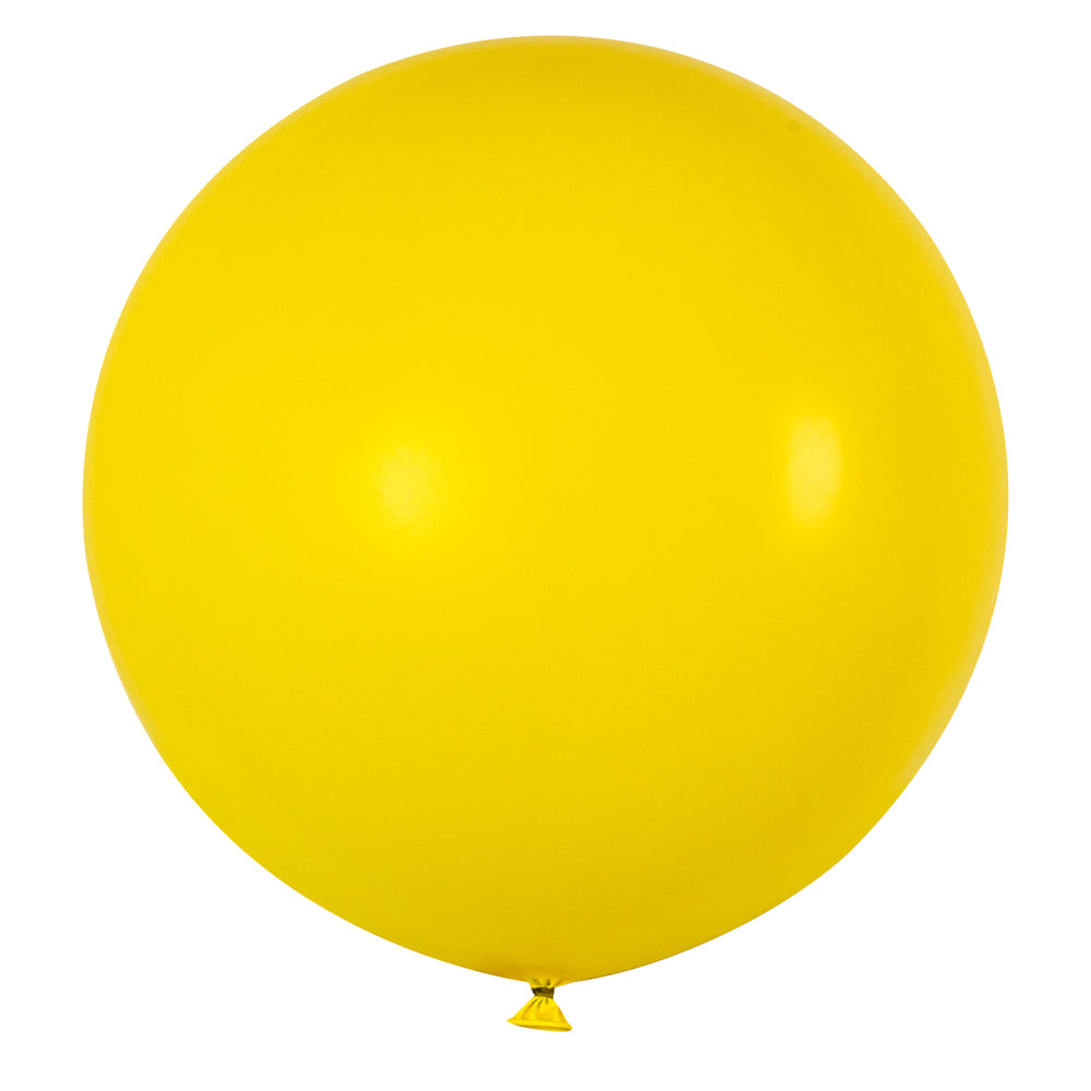 Balloonify Yellow Latex Balloon - 36" - 10 count box