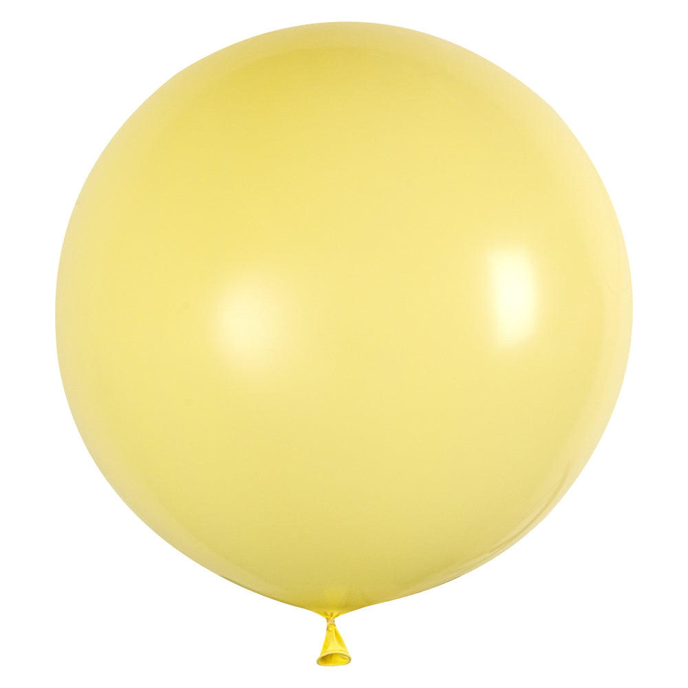 Balloonify Pastel Yellow Latex Balloon - 36" - 10 count box