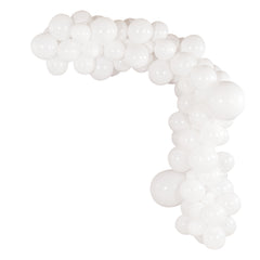 Balloonify White Balloon Arch / Garland Kit - 105 Pieces - 1 count box