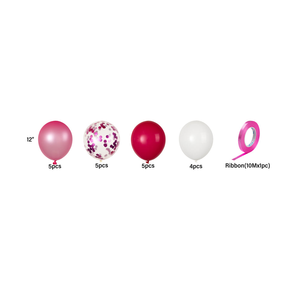 Balloonify Pink Confetti Balloon Set - 20 Pieces - 1 count box