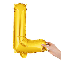 Balloonify Gold Mylar Letter L Balloon - 16